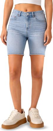 Madden Girl Denim Bermuda Shorts in Light Wash at Nordstrom Rack, Size 13