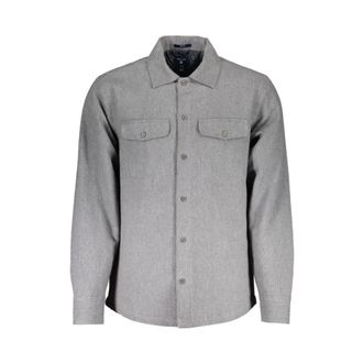 GANT Elegant Grijs Katoenen Overhemd voor Heren - Heren - Casual Overhemden - Grijs - S - Katoen - Overhemden