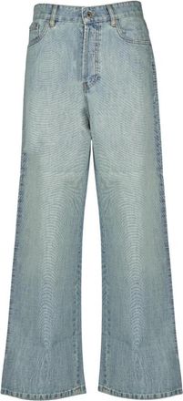 Miu Miu Wide Jeans - Dames - Loose Fit Jeans - Blauw - W29 - Jeans
