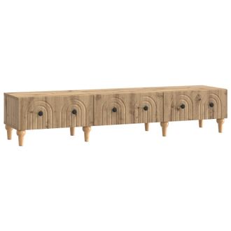 vidaXL Mueble De Tv Con Caj&oacute;n Roble Artesanal 147 X 34,5 X 30 Cm Vidaxl