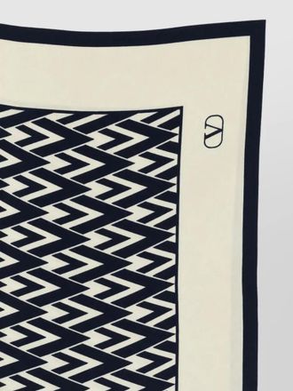 Valentino Garavani silk toute la v printed scarf