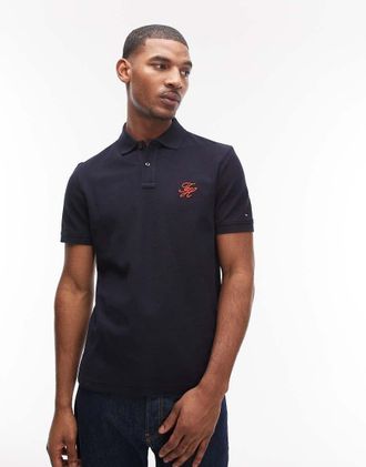 Tommy Hilfiger T-shirt blu navy con logo