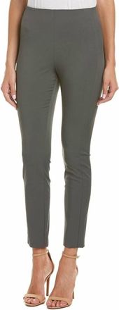 Theory Navalane Neoteric Cropped Skinny Pants In Gray