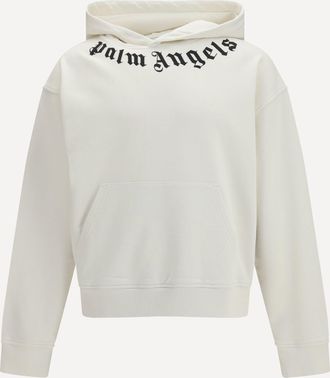 Palm Angels Felpa con Cappuccio con logo sul collo Man L