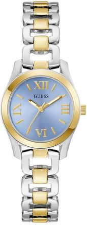 Guess Veda Two-Tone Bracelet Watch, 28mm in Ice Blue at Nordstrom