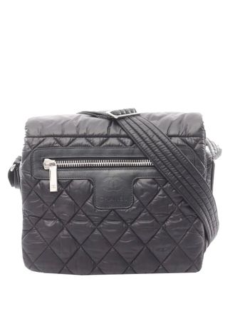 Chanel 2013-2014 Small Nylon Coco Cocoon Flap crossbody bag - Zwart