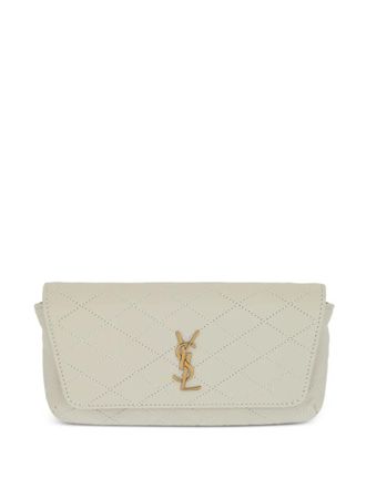 Saint Laurent Gaby gewatteerde telefoonhoes - Beige