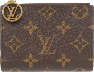 Louis Vuitton Brown Monogram Pink Monogram Wallet (Bi-Fold) (Pre-Owned)