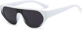 Generic Mens Outdoor Sports Sunglasses Commuter Vacation Womens Sun Glasses(White)