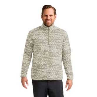 Jack Wolfskin Fleecepullover JACK WOLFSKIN BIG SKY HZ M, Damen, Gr. 3XL, linen, Obermaterial: 100% Polyester, Sweatshirts Fleecepullover