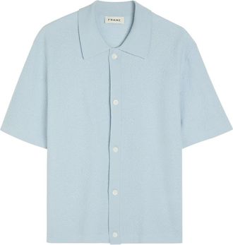 Frame Denim Wool Shirt - Light Blue - XL