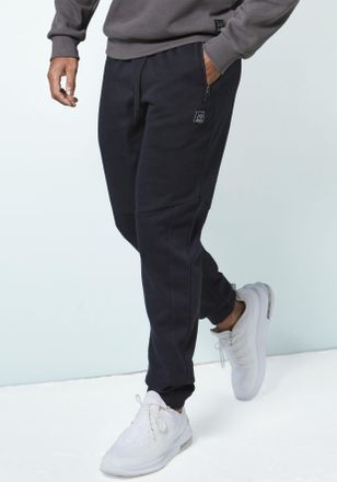 John Devin Sweathose JOHN DEVIN, Herren, Gr. XXL (60/62), N-Gr, schwarz, angeraute Sweatware, Obermaterial: 60% Baumwolle, 40% Polyester, unifarben, bequem lang,