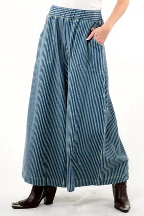 Aratta Alaia Pants In Denim Stripe