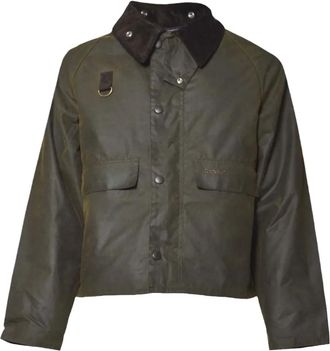 Barbour Giacca con colletto a coste - Marrone