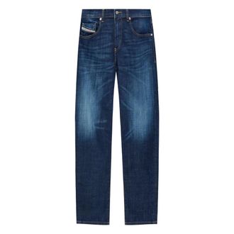Diesel Jeans, Heren, Blauw, W31 L34, Katoen, Slim Jeans 2019 D-Strukt