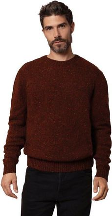 Celtic & Co. Donegal Crew Neck Sweater in Ember at Nordstrom, Size Xx-Large