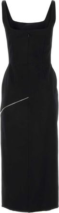 Alexander McQueen Black Abiti Dress