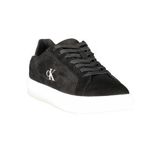 Calvin Klein Logo Print Sneaker - Black
