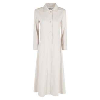 Max Mara Shirt Dresses, female, White, Size: XS Amelia midi dress