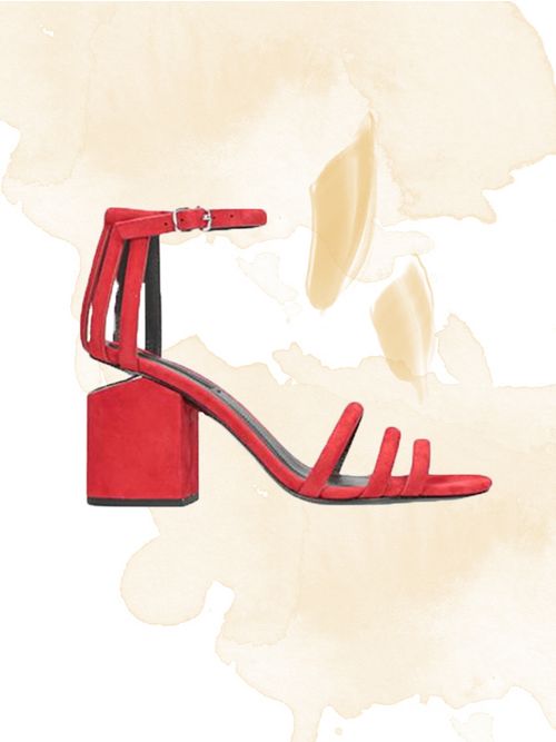 sandali oro e smalto oro