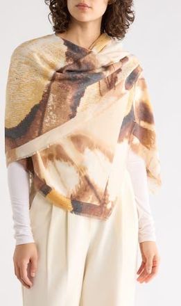Vince Camuto Butterfly Wing Scarf in Taupe at Nordstrom Rack