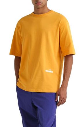 Diadora Legacy II Embroidered Cotton Graphic T-Shirt in Orange Mustard at Nordstrom, Size Xx-Large