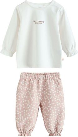 Next So Happy Together Top & Pants Set in Ivory Multi at Nordstrom, Size 12-18M