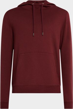Derek Rose Mens Quinn Cotton and Modal Pullover Hoodie