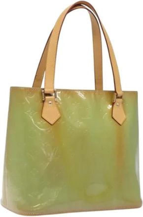 Louis Vuitton Tweedehands leren Louis Vuitton tassen - Dames - Vintage Shopper - Groen - ONE Size - Leer - Vintage