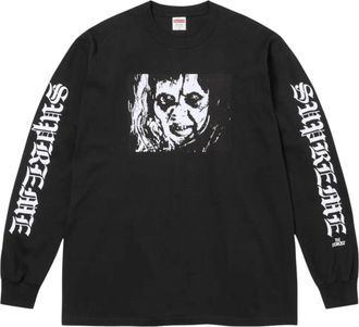 SUPREME x The Exorcist Mother Long-Sleeve T-shirt Black FW25T5-BLACK