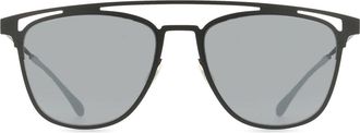 Italia Independent I-I MOD 0250 THIN METAL 009.000 Womens Sunglasses Black Size Standard