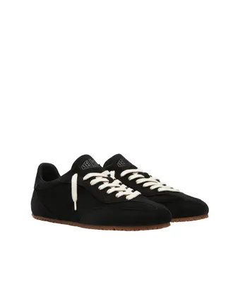Axel Arigato Womens Sneakers Daze Runner Black-Gum Suede Trainers Black/gum