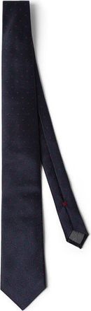 Brunello Cucinelli Spotted silk tie in Blue at Nordstrom