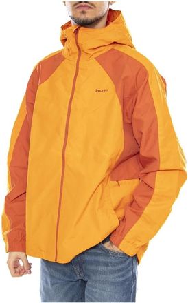 HUF Hooded Technical Jacket - Heren - Zomerjassen - Oranje - L - Jassen