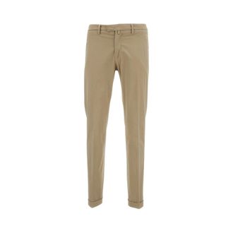 BRIGLIA 1949 Chinos, male, Beige, Size: L Slim-fit Chino Trousers