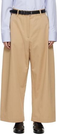 Alexander McQueen Straight-Fit Crepe Pants With Ironed Front