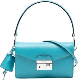 Prada Pre-owned Mini Bags, female, Blue, Size: ONE SIZE Pre-owned Mini Bag