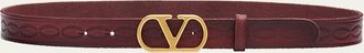 Valentino Garavani VLogo Signature Medium Leather Belt