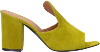 Via Roma 15 Heeled Mules - Dames - Muiltjes - Geel - 37 1/2 EU - Su&egrave;de - Schoenen