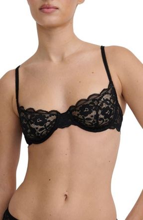 Kat The Label Annie Lace Underwire Bra in Black at Nordstrom, Size X-Large