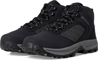 Columbia Transversetm Hike Waterproof Mens Shoes Black/Titanium Grey Steel : 7.5 D - Medium, Leather