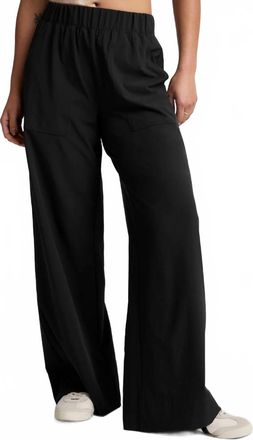 Beyond Yoga Easy Wide Leg Pant In True Black