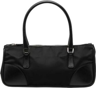 Prada Pre-owned Handbags, female, Black, Size: ONE SIZE Pre-owned Vintage Handbag