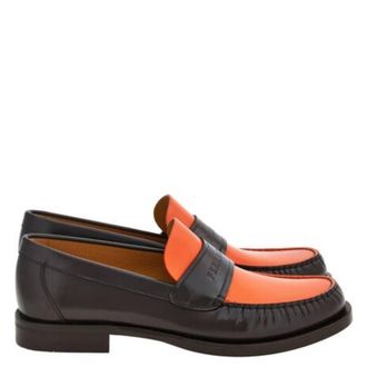 Ferragamo Fort Signature Leather Loafers, Size 9 EE