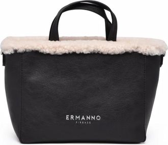 Ermanno Scervino Tassen, Dames, Zwart, ONE Size, Polyester, Vanessa Tote Bag