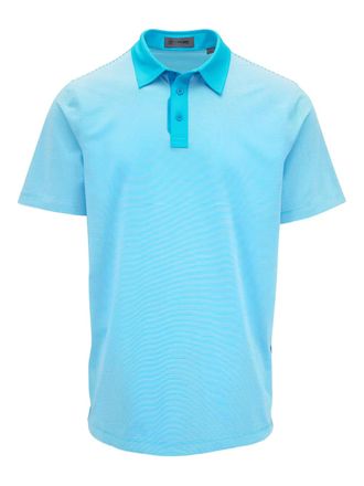 G/Fore stripe-pattern polo shirt - Blue