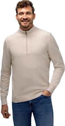 State of Art Half zip trui State of Art lange mouw creme