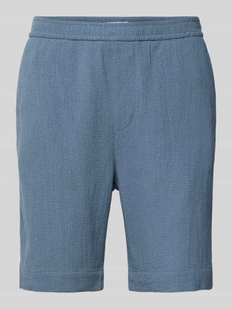 Selected Regular Fit Shorts aus reiner Baumwolle Modell REGCAL in Rauchblau, Gr&ouml;&szlig;e XXL
