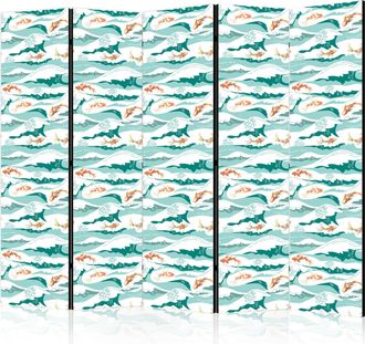 Artgeist Biombo Artgeist Motivos Peces Y Nen&uacute;fares 225 Cm X 172 Cm