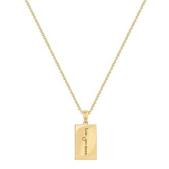 Electric Picks xDede Raad Love You More Pendant Necklace in Gold at Nordstrom